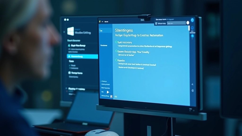 Schermata delle Impostazioni di Windows mostrando le opzioni di Avvio Sicuro e Recupero del Sistema