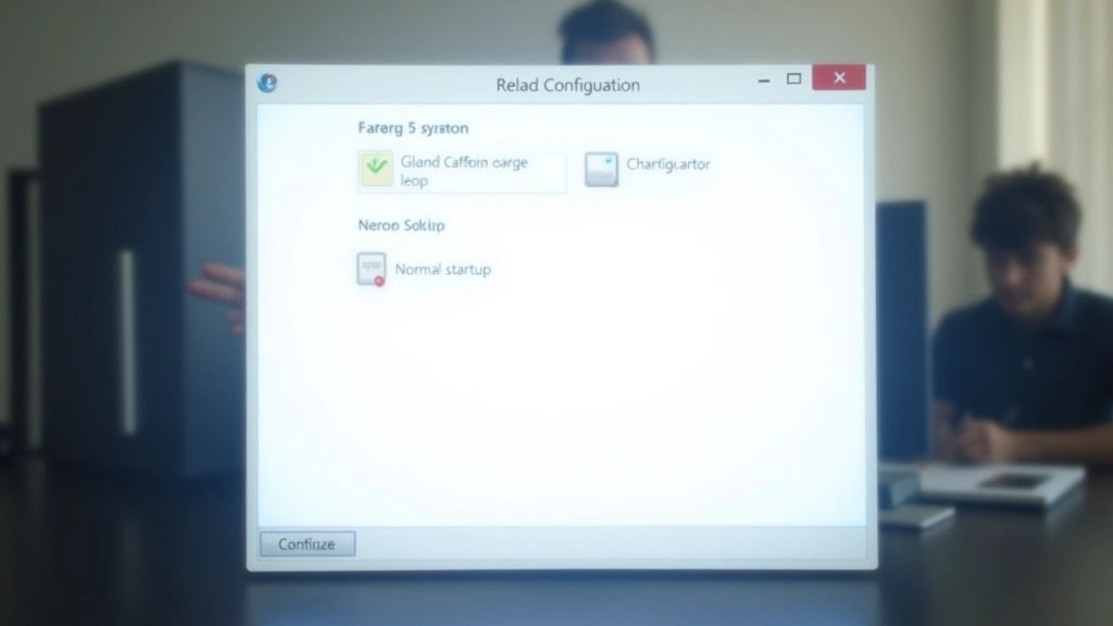 Schermata di MSConfig con scheda Avvio e opzione Modalità provvisoria deselezionata